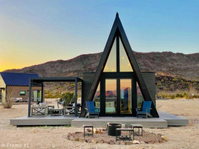 Stardust Big Bend Luxury A-Frame#1 with a fab view